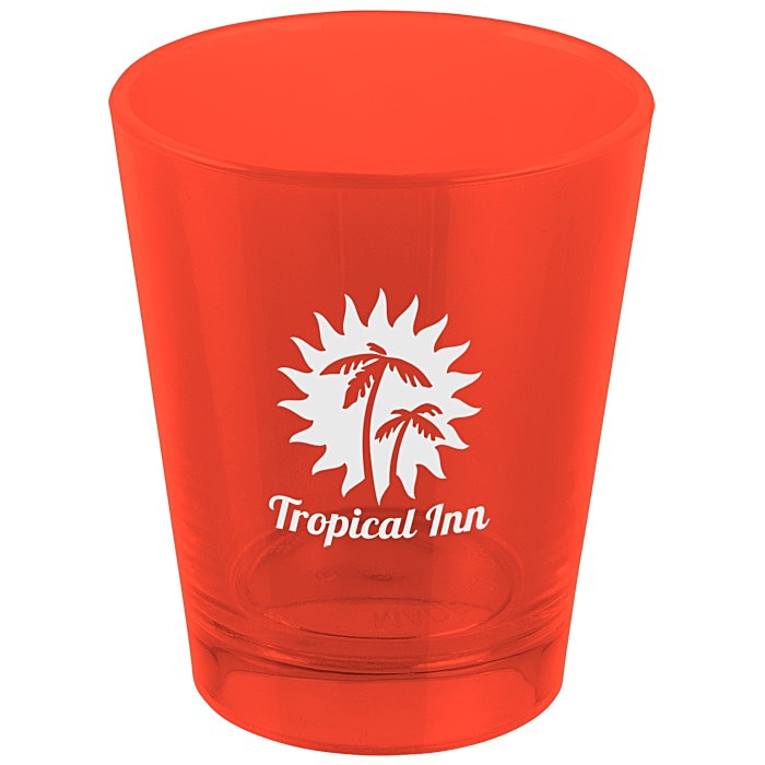 Custom UV Reactive Glow Shot Glass - 1.5 oz.