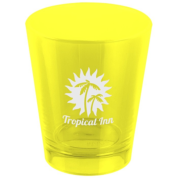 Custom UV Reactive Glow Shot Glass - 1.5 oz.