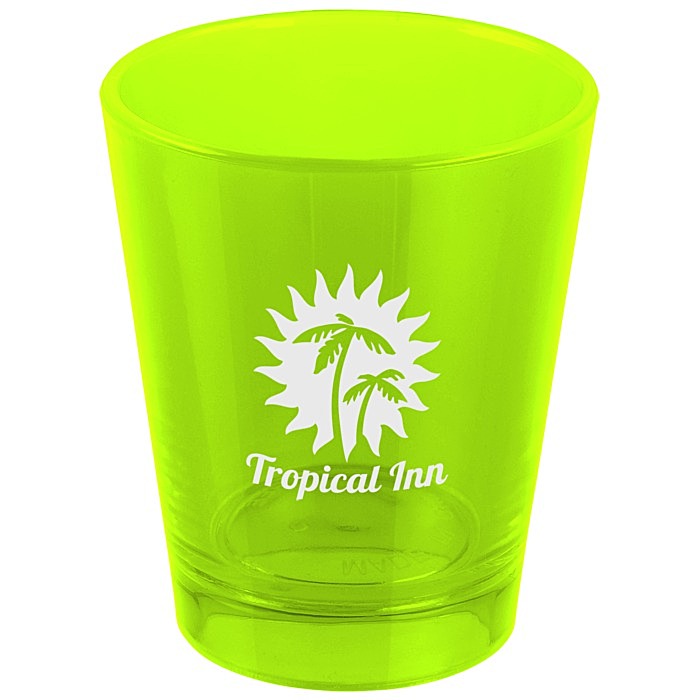 Custom UV Reactive Glow Shot Glass - 1.5 oz.