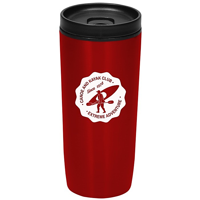 Custom Accent Stainless Travel Mug - 16 oz - Colours