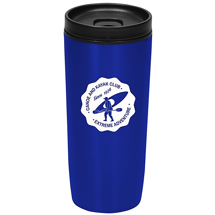 Custom Accent Stainless Travel Mug - 16 oz - Colours
