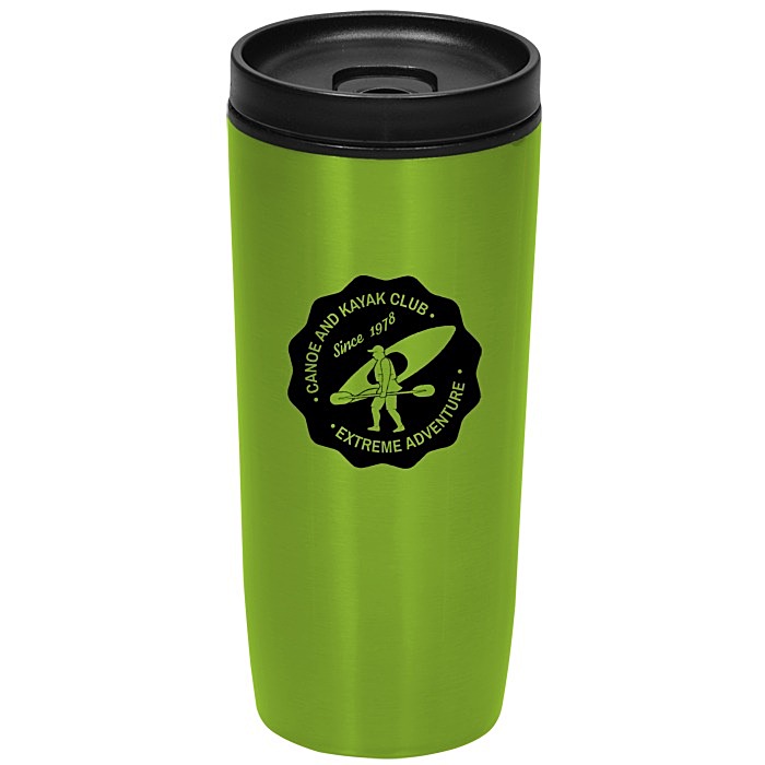 Custom Accent Stainless Travel Mug - 16 oz - Colours
