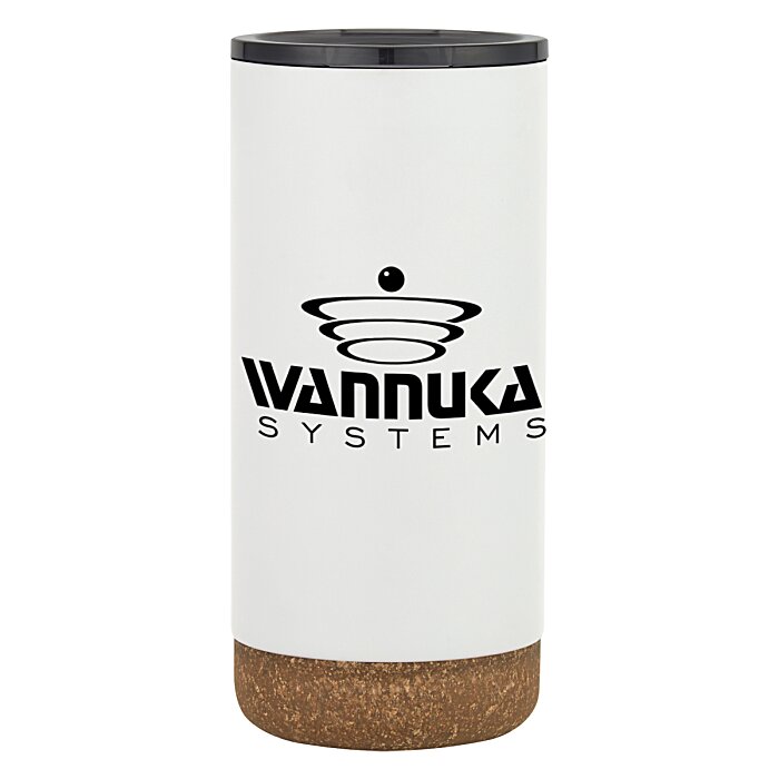 Custom Wellington Vacuum Tumbler with Cork Bottom - 16 oz