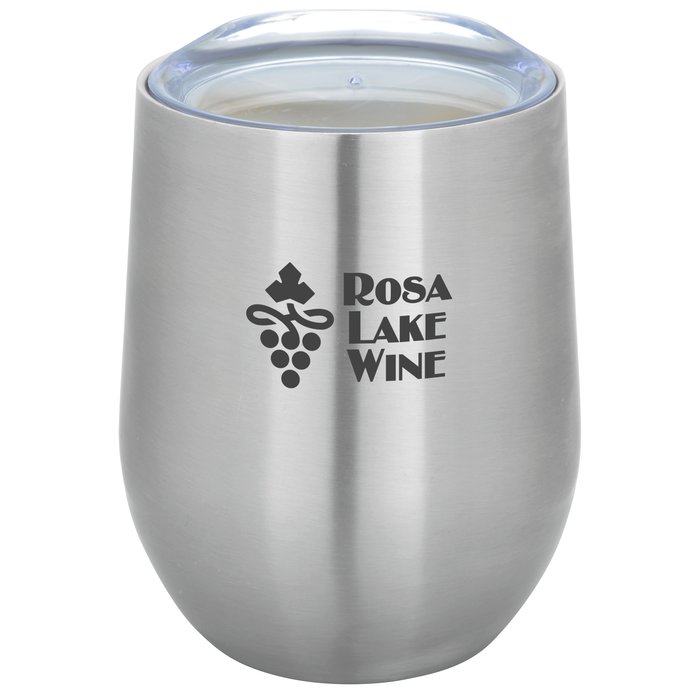 Custom Corzo Vacuum Insulated Wine Cup - 12 ounces - 24 hr