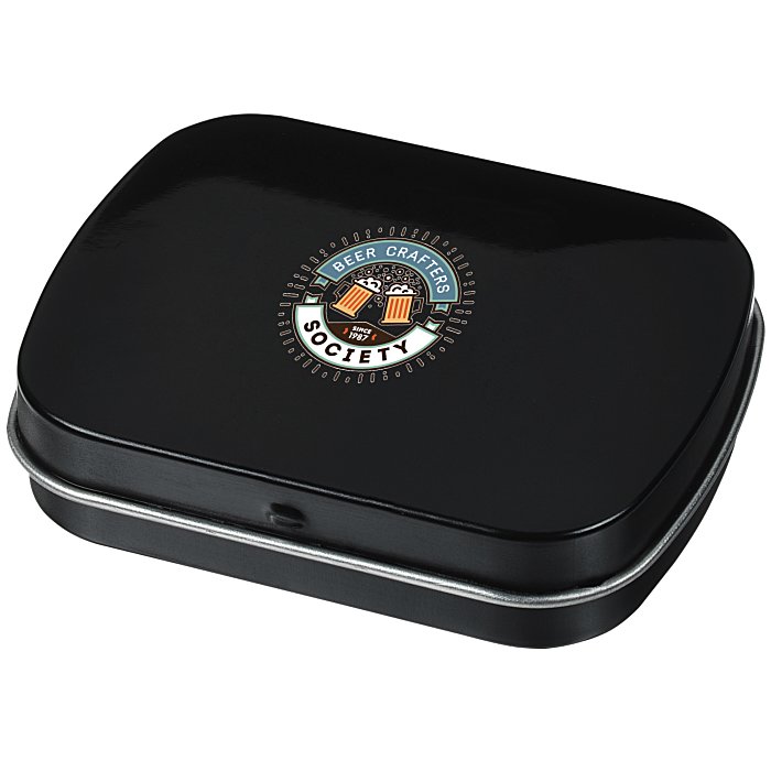 Custom Mint Tin with Shaped Mints - Bottle