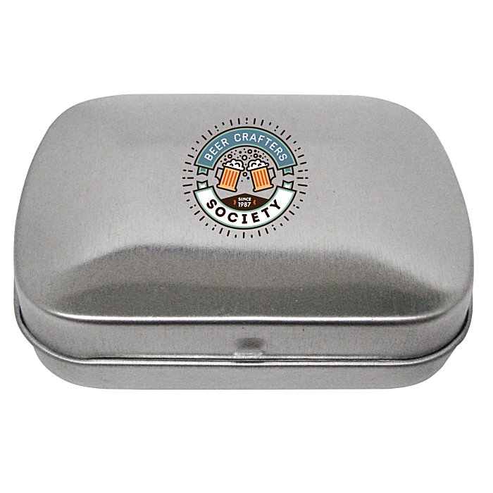 Custom Mint Tin with Shaped Mints - Bottle