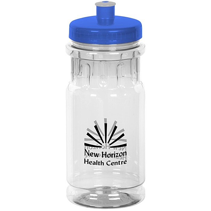 Custom Shoreline Water Bottle - 20 ounces - Translucent