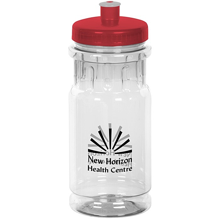 Custom Shoreline Water Bottle - 20 ounces - Translucent