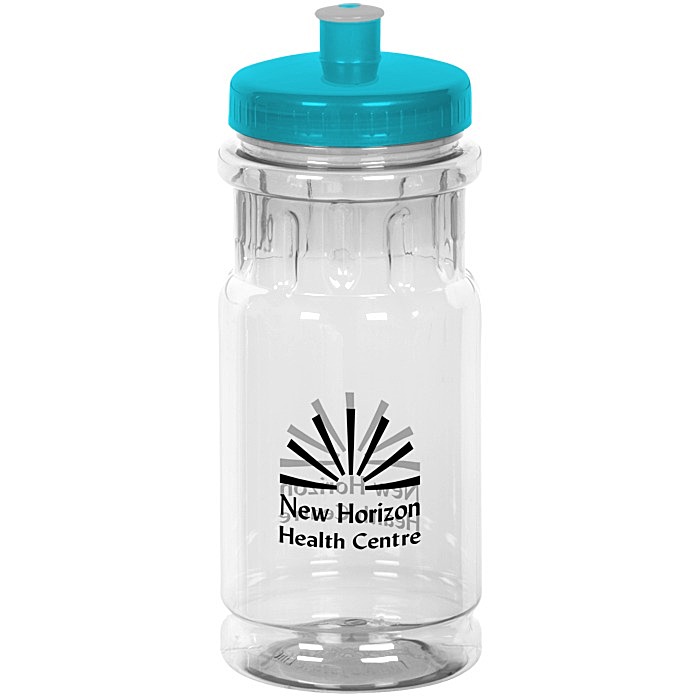 Custom Shoreline Water Bottle - 20 ounces - Translucent