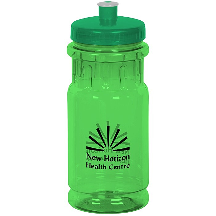 Custom Shoreline Water Bottle - 20 ounces - Translucent