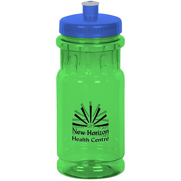 Custom Shoreline Water Bottle - 20 ounces - Translucent
