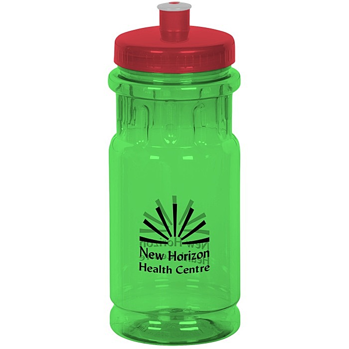 Custom Shoreline Water Bottle - 20 ounces - Translucent