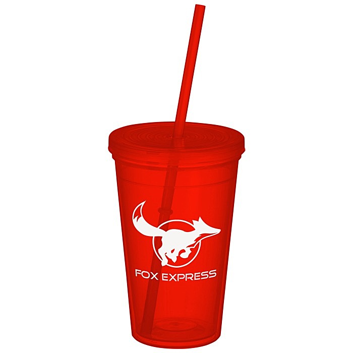 Custom Grandstand Insulated Stadium Cup - 16 oz - Lid