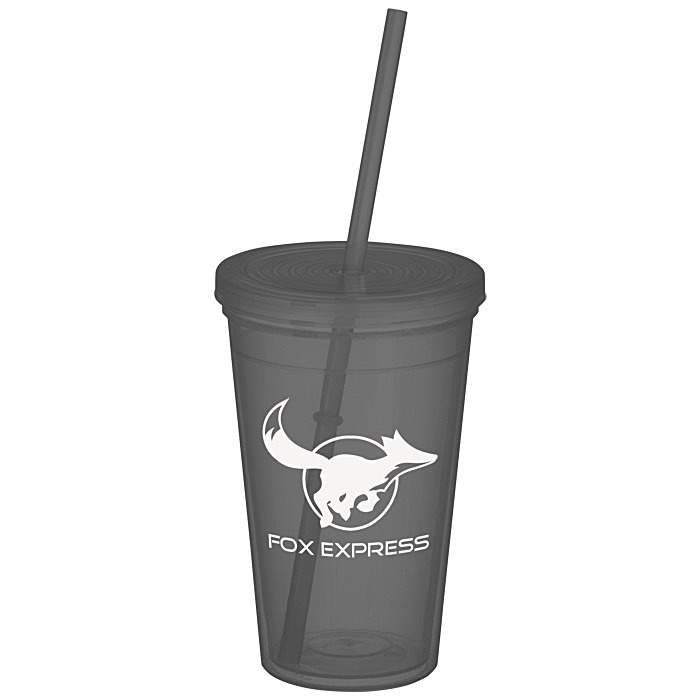 Custom Grandstand Insulated Stadium Cup - 16 oz - Lid