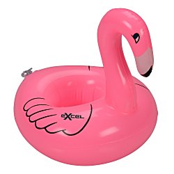 Custom Inflatable Drink Holder - Pink Flamingo