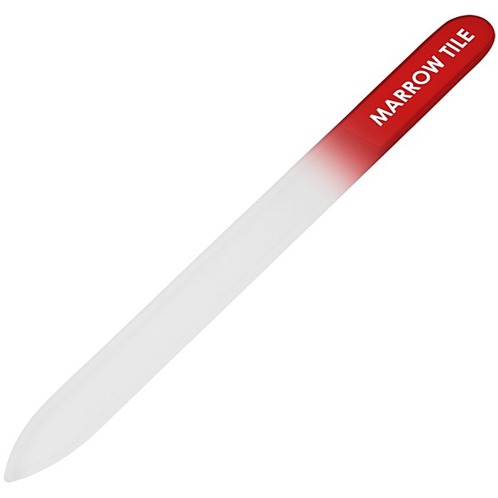 Custom Glass Nail File in Sleeve