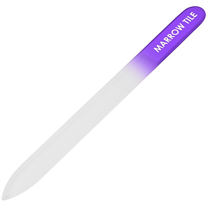 Custom Glass Nail File in Sleeve