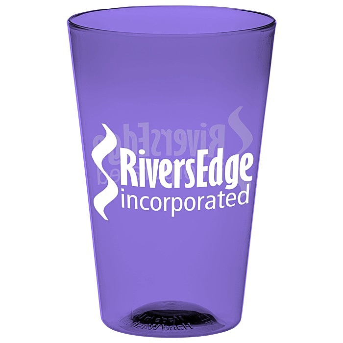 Custom Plastic Pint Cup - 16 oz
