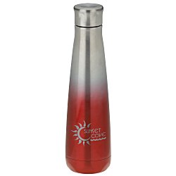 Custom Ombre Peristyle Vacuum Bottle - 16 oz - Laser Engraved