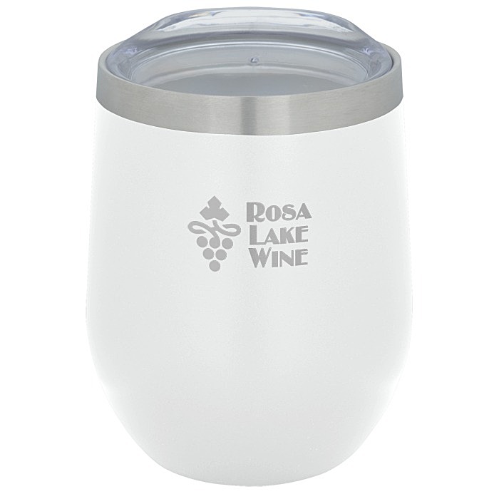 Custom Corzo Vacuum Insulated Wine Cup - 12 ounces - Laser Engraved