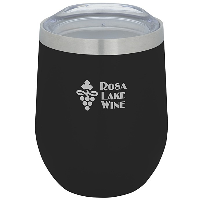 Custom Corzo Vacuum Insulated Wine Cup - 12 ounces - Laser Engraved