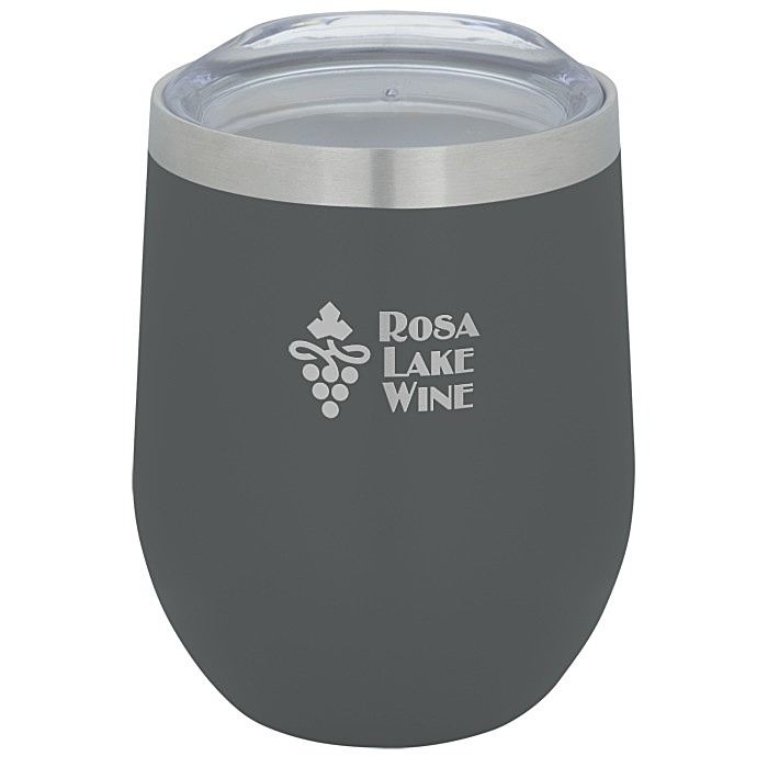 Custom Corzo Vacuum Insulated Wine Cup - 12 ounces - Laser Engraved