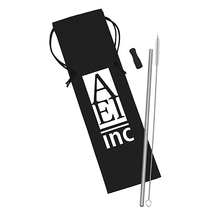 Custom Stainless Steel Straw Set