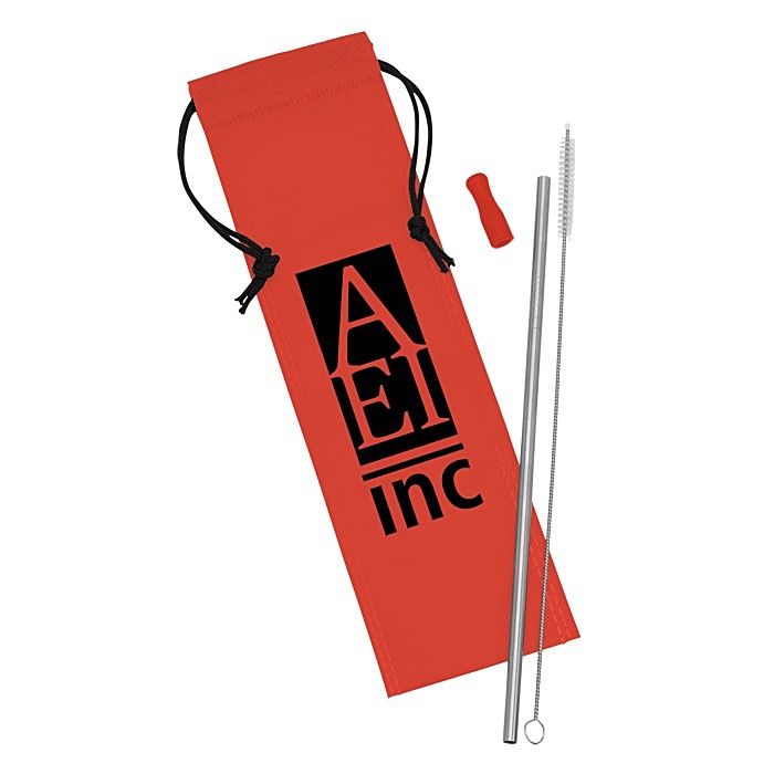 Custom Stainless Steel Straw Set