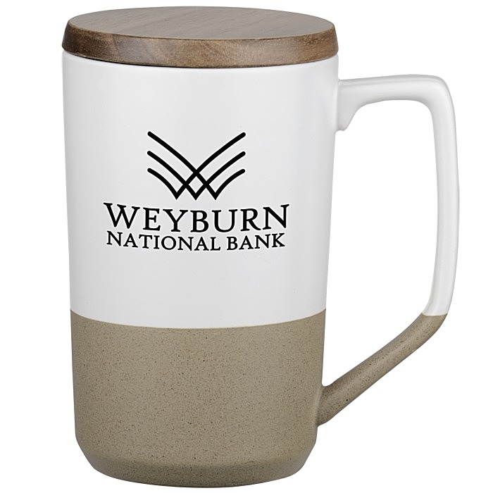 Custom Tahoe Tea and Coffee Mug with Lid - 15 oz.
