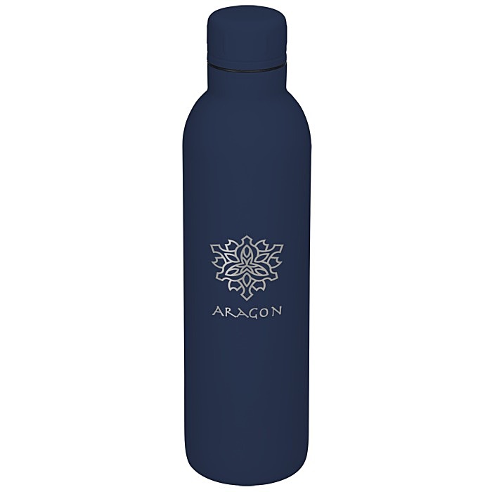 Custom Thor Copper Vacuum Bottle - 17 oz - Laser Engraved