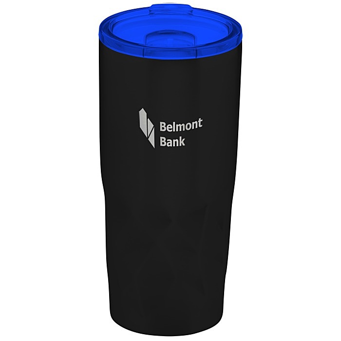 Custom Glacier Diamond Vacuum Travel Tumbler - 20 oz - Laser Engraved
