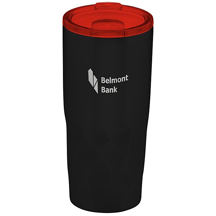 Custom Glacier Diamond Vacuum Travel Tumbler - 20 oz - Laser Engraved