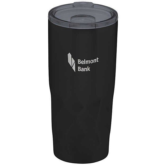 Custom Glacier Diamond Vacuum Travel Tumbler - 20 oz - Laser Engraved