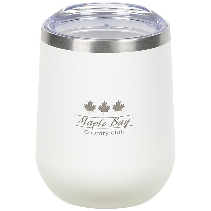 Custom Vacuum Wine Tumbler - 12 oz - Laser Engraved