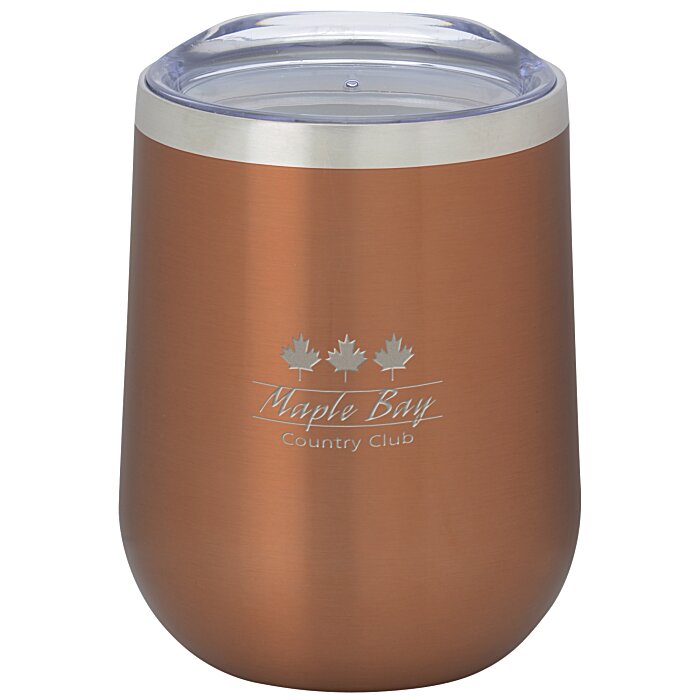 Custom Vacuum Wine Tumbler - 12 oz - Laser Engraved