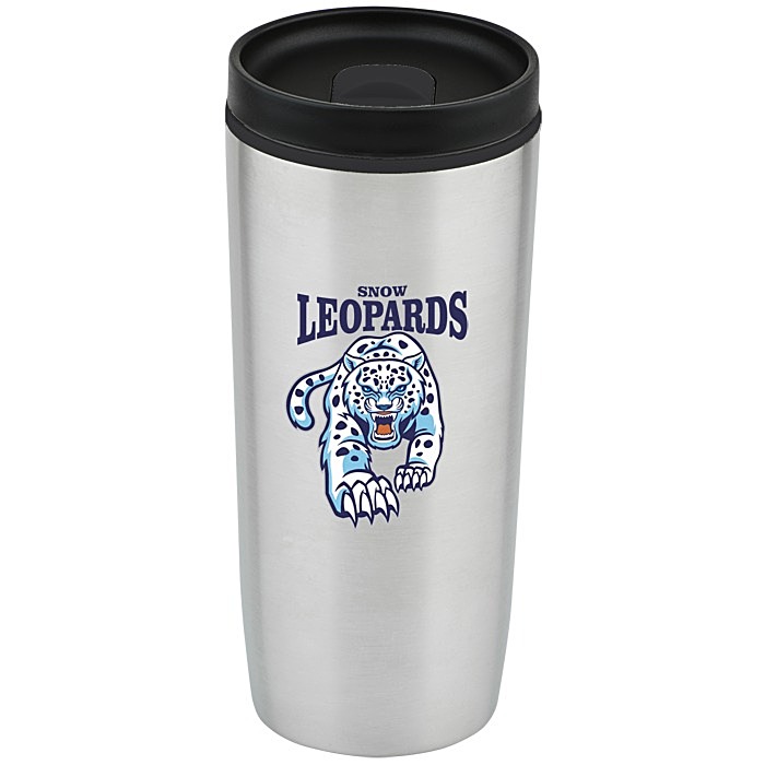 Custom Accent Stainless Travel Mug - 16 oz - Full Colour