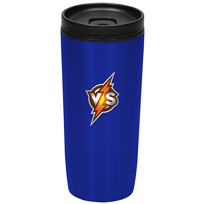 Custom Accent Stainless Travel Mug - 16 oz - Colours - Full Colour
