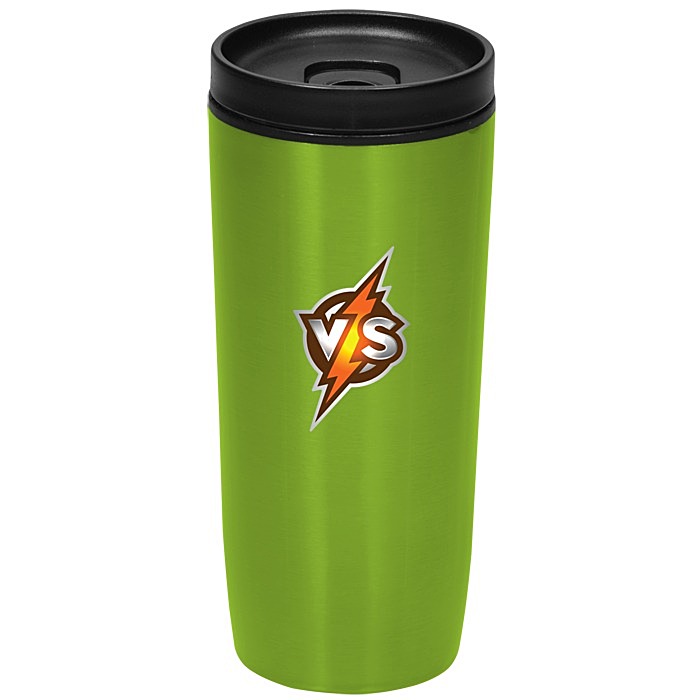 Custom Accent Stainless Travel Mug - 16 oz - Colours - Full Colour