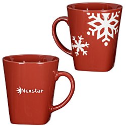 Custom Snowflake Coffee Mug - 10 oz.