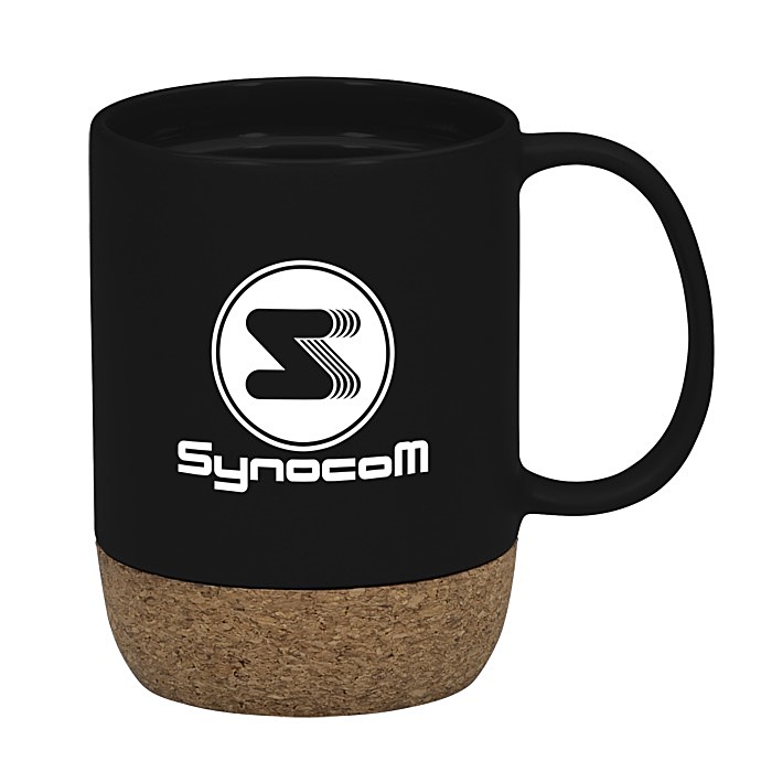 Custom Beck Coffee Mug with Cork Base - 13 oz.
