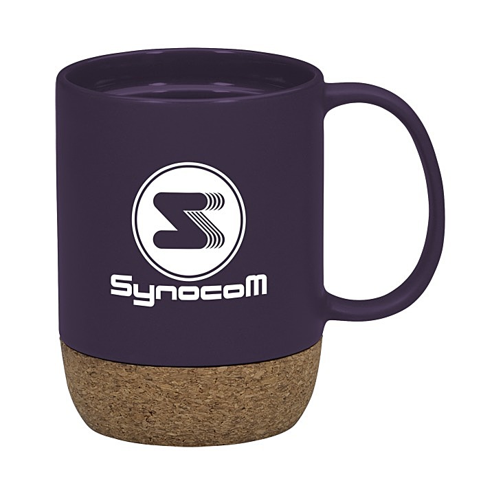 Custom Beck Coffee Mug with Cork Base - 13 oz.