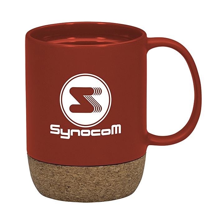 Custom Beck Coffee Mug with Cork Base - 13 oz.