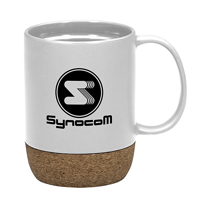 Custom Beck Coffee Mug with Cork Base - 13 oz.