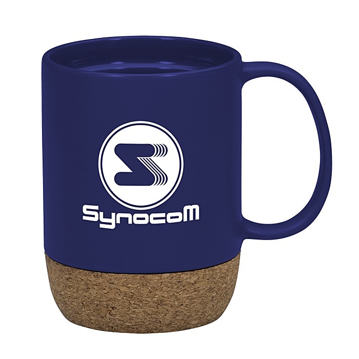 Custom Beck Coffee Mug with Cork Base - 13 oz.