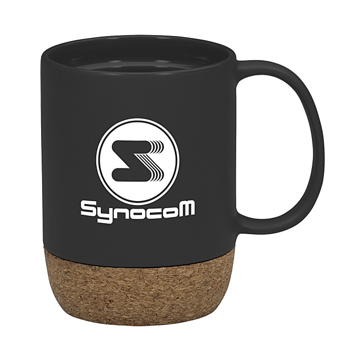 Custom Beck Coffee Mug with Cork Base - 13 oz.