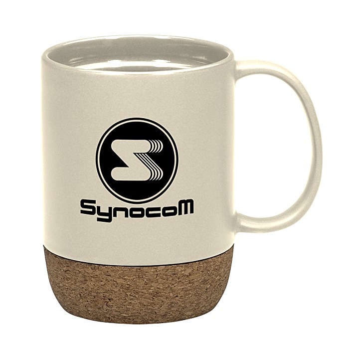 Custom Beck Coffee Mug with Cork Base - 13 oz.