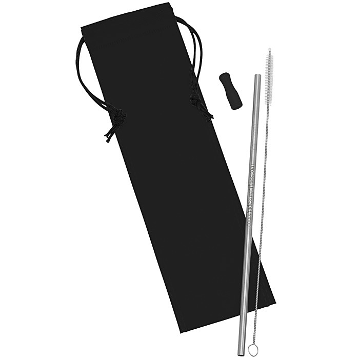 Custom Stainless Steel Straw Set - Laser Engraved