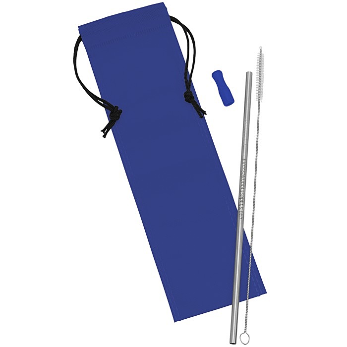 Custom Stainless Steel Straw Set - Laser Engraved