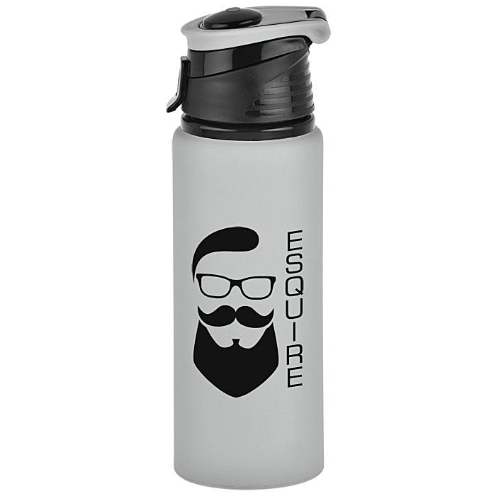 Custom Velvet Touch Aluminum Bottle - 24 oz