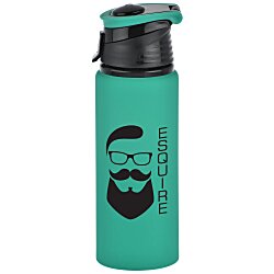 Custom Velvet Touch Aluminum Bottle - 24 oz